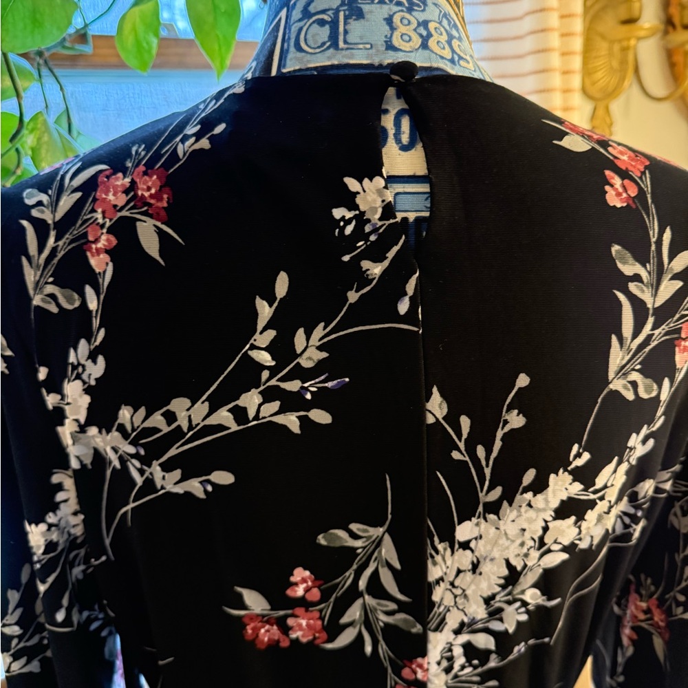 Ralph Lauren Floral Black Dress - Picture 11 of 13